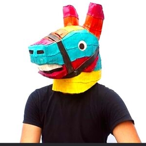 Donkey Pinata Mask Handmade